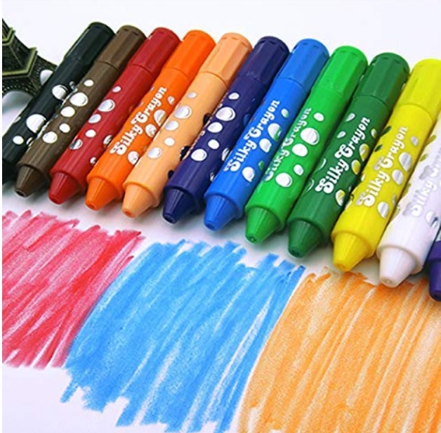colouring books and crayons available at Mom N Pappas in Valliyur